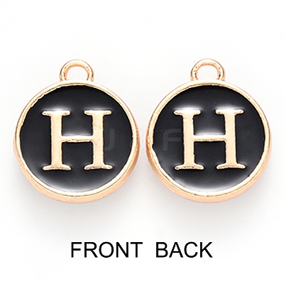 Golden Plated Alloy Charms ENAM-SZ0001-25B-H-1