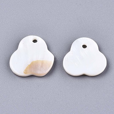 Natural Freshwater Shell Charms SHEL-S276-115-1