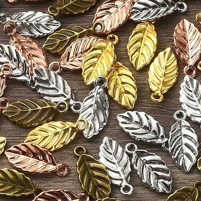40Pcs 4 Colors Alloy Charms FIND-YW0004-07-1