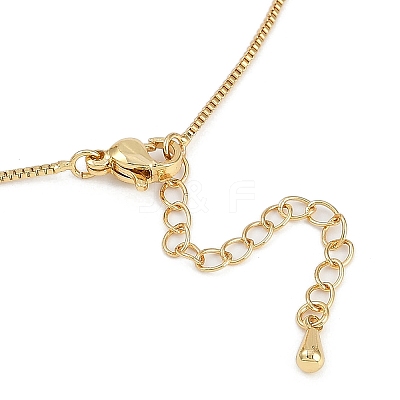 Brass Round Ball Bib Necklaces for Women NJEW-U015-03G-1