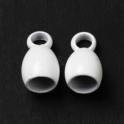 Spray Painted 201 Stainless Steel Cord Ends STAS-I672-11A-02-1