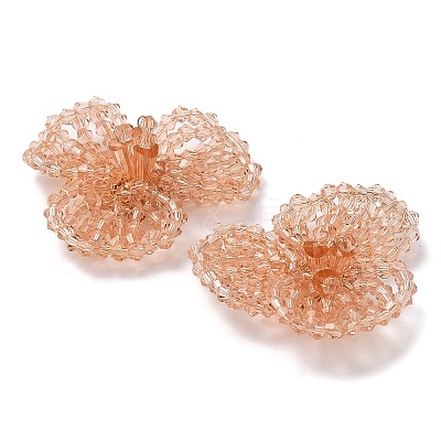 Glass Beaded Cabochons FIND-G058-03E-1