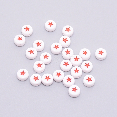 Opaque Acrylic Beads ACRC-TAC0001-01C-1