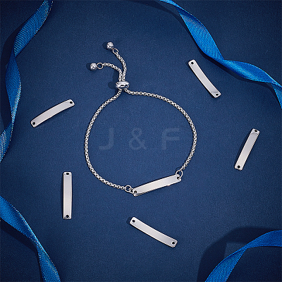 50Pcs 201 Stainless Steel Links/Connectors STAS-UN0063-29-1