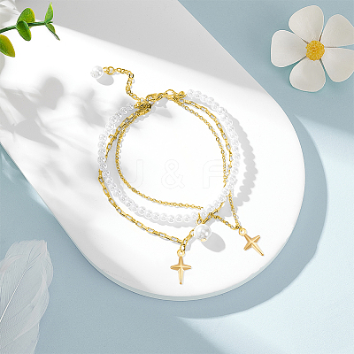 40Pcs 2 Colors Brass Charms KK-UN0001-59-1