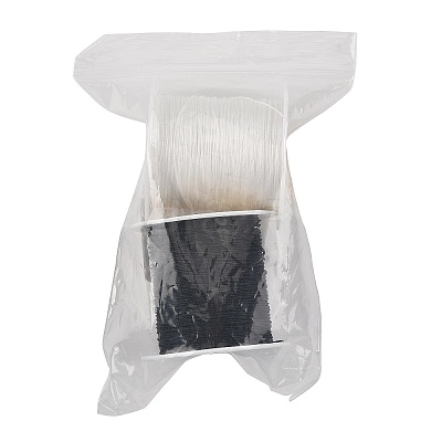 2 Rolls 2 Colors Round Nylon Chinese Knot Cord NWIR-FS0001-05-1
