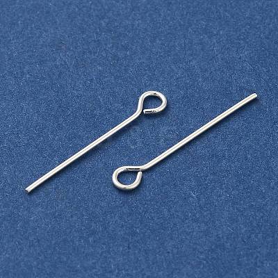 Brass Eye Pins KK-H502-02C-S-1