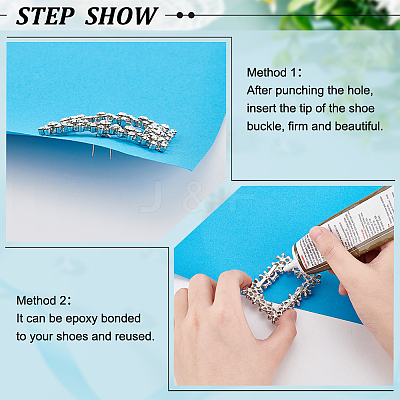 Alloy Crystal Rhinestone Shoe Decoration ALRI-FG0001-03A-1