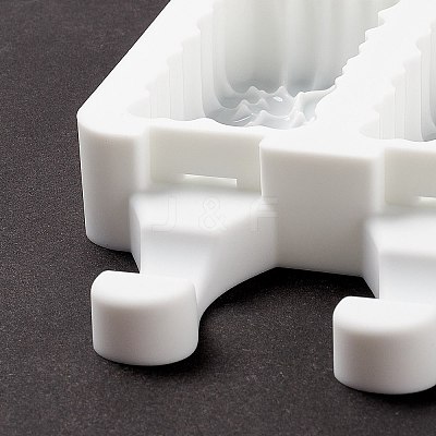 Food Grade DIY Rectangle Ice-cream Silicone Molds LS-DIY-D062-03B-1