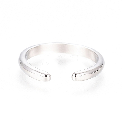 Brass Cuff Toe Rings RJEW-G100-16P-1