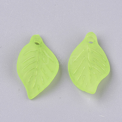 Transparent Acrylic Pendants FACR-R007-12-1