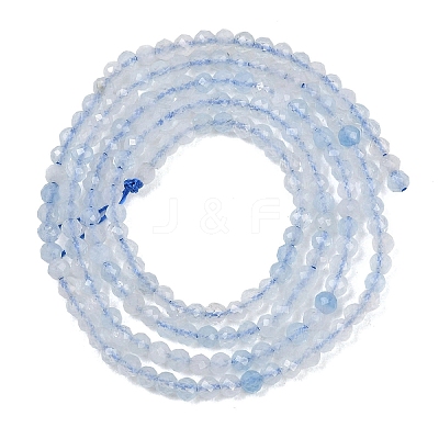 Natural Aquamarine Beads Strands G-B171-C01-2mm-1