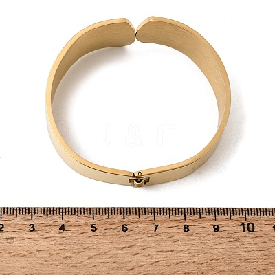 304 Stainless Steel Hinged Bangles BJEW-D408-13G-1