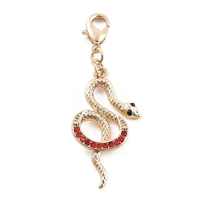 Alloy Rhinestone Pendant Decoration LS-HJEW-P021-01H-G-1