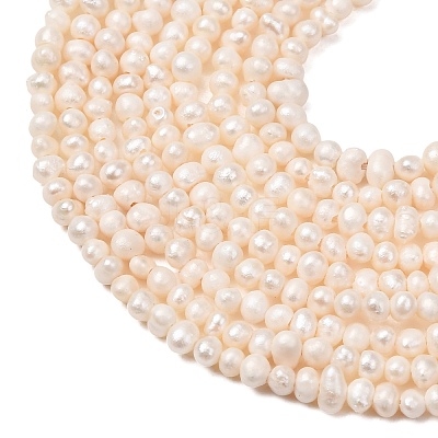 Natural Cultured Freshwater Pearl Beads Strands PA-CBABE82-08A-1