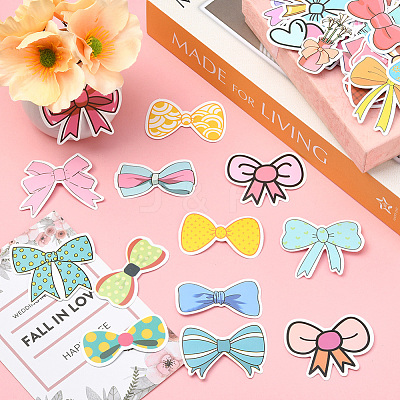 4 Sets PVC Plastic Decorative Sticker Labels DIY-SP0005-31B-1