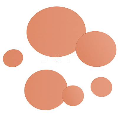 6Pcs 3 Styles Copper Sheets DIY-GA0008-13-1