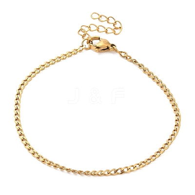 Ion Plating(IP) 304 Stainless Steel Bracelet STAS-D084-33G-1