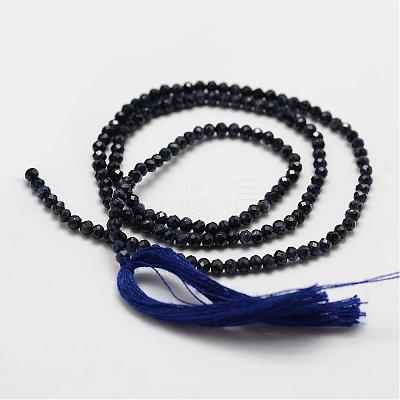 Natural Sapphire Bead Strands G-P270-2mm-23-1