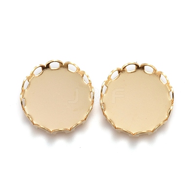 304 Stainless Steel Cabochon Settings STAS-P249-16G-G-1