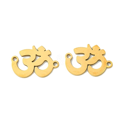 201 Stainless Steel Connector Charms STAS-U003-04G-1