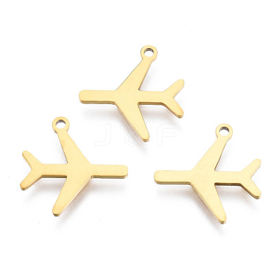 Ion Plating(IP) 201 Stainless Steel Pendants STAS-T044-265G-1