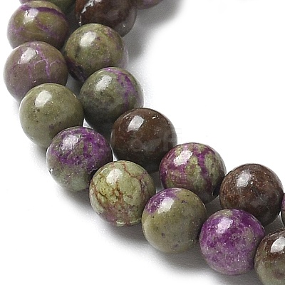 Natural Atlantisite Stichtite Beads Strands G-C168-A01-01-1