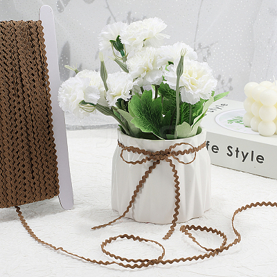 40M Polyester Wavy Fringe Trim Ribbon OCOR-GF0004-39K-1