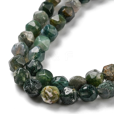 Natural Indian Agate Beads Strands G-C039-E01-1