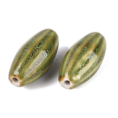 Vintage Handmade Porcelain Beads PORC-N013-24-03-1
