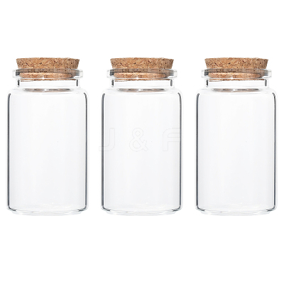 Glass Jar Glass Bottles Bead Containers AJEW-SP0003-91C-1