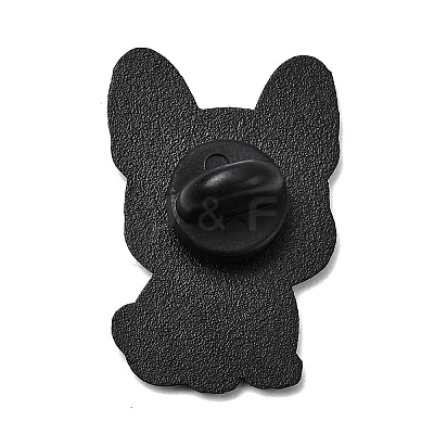 French Bulldog Enamel Pins JEWB-I055-04EB-11-1