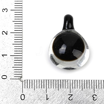 Handmade Lampwork Pendants LAMP-Q005-05B-02-1