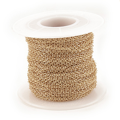 Brass Cable Chains CHC-S003-12G-1