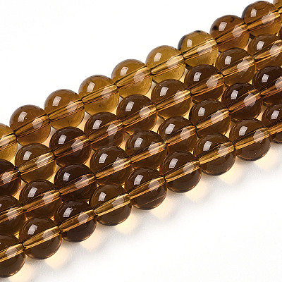 Transparent Glass Beads Strands GLAA-T032-T8mm-23-1