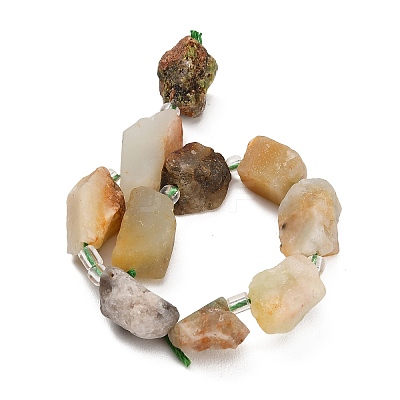 Natural Flower Amazonite Beads Strands GG-CBA0B77-A24-03-1