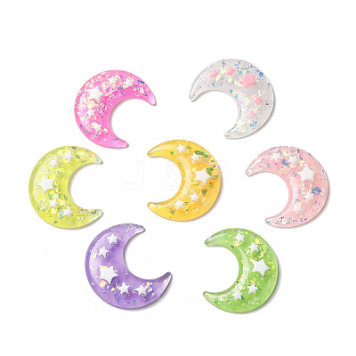 Translucent Resin Cabochons CRES-M014-16-1