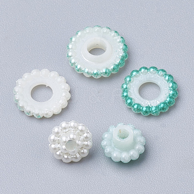 Imitation Pearl Acrylic Beads OACR-T004-10mm-04-1