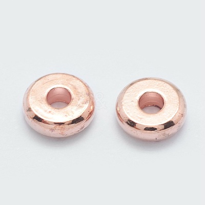 Brass Spacer Beads KK-L106C-01RG-1