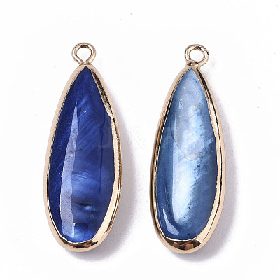 Natural Freshwater Shell Pendants X-SHEL-R047-03A-1