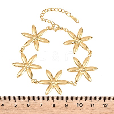304 Stainless Steel Link Chain Bracelets for Women BJEW-H641-03A-G-1