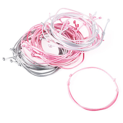 32Pcs 4 Colors Nylon Thread Bracelets Making BJEW-TAC0071-1