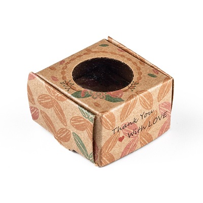 Rectangle Foldable Creative Kraft Paper Gift Box CON-B002-06A-02-1