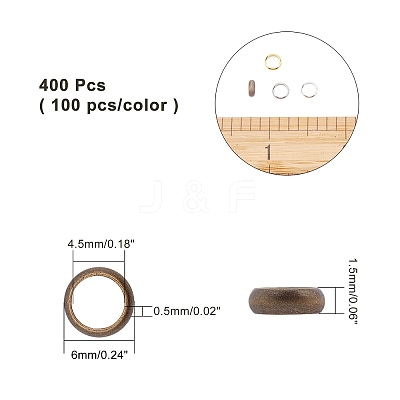 Brass Spacer Beads KK-AR0001-38-1