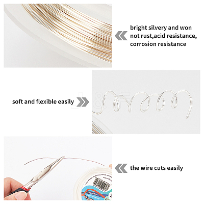 Round Copper Craft Wire for Jewelry Making for Jewelry Making CWIR-BC0006-03B-1