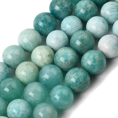 Gradient Natural Amazonite Beads Strands GG-CBA54CC-C01-10mm-1