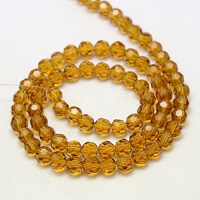 Glass Beads Strands EGLA-J042-8mm-04-1