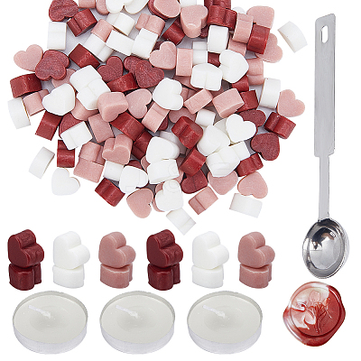1 Bag Heart Sealing Wax Particles DIY-CP0009-37-1