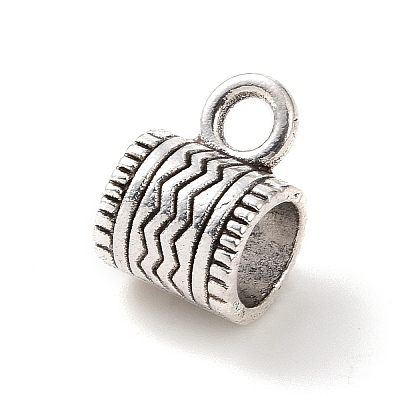 Tibetan Style Alloy Tube Bails LS-PALLOY-P293-185-1