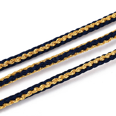 11M Polycotton Metallic Braided Cord OCOR-N008-01A-1